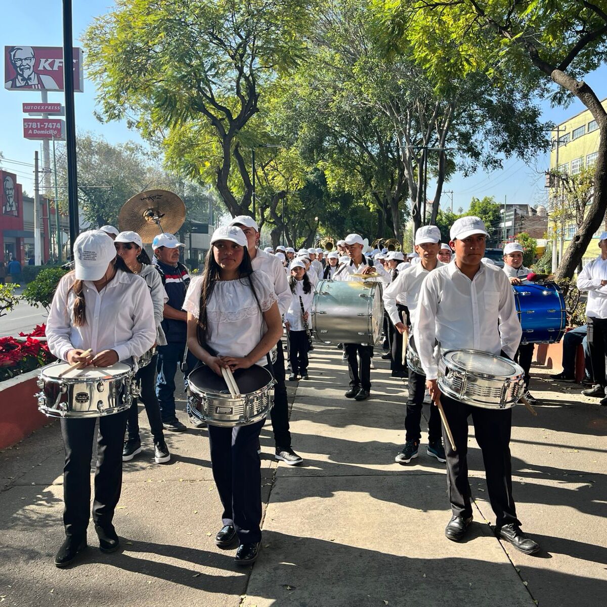 La Escuela Infantil y Juvenil de Música de Banda «Rebeca Camacho Ocaña» se prepara para su peregrinación anual a la Basílica de Guadalupe