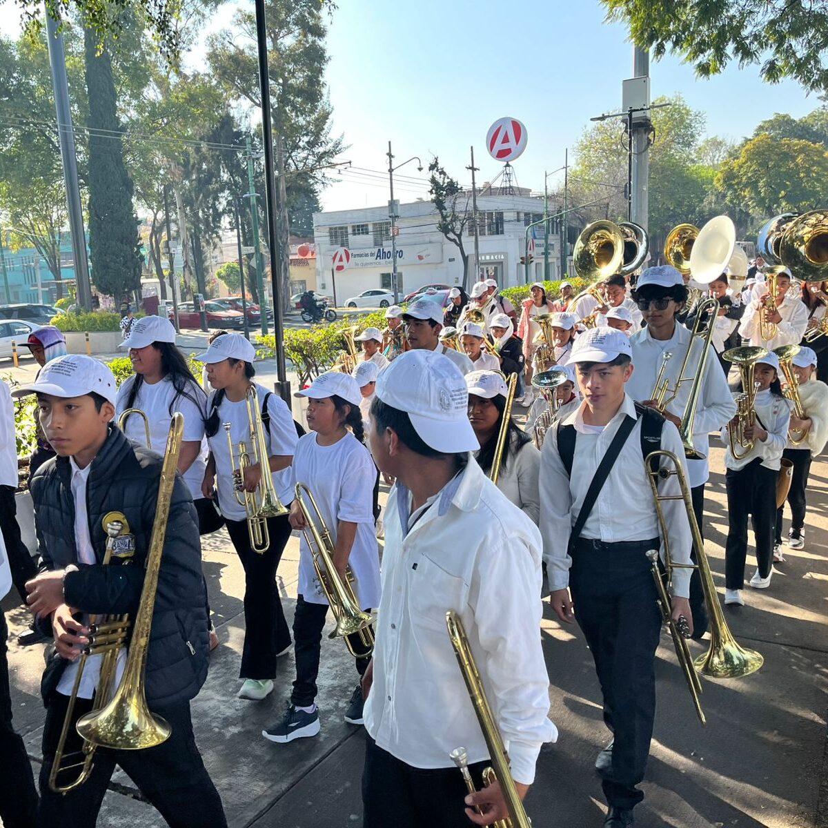 La Escuela Infantil y Juvenil de Música de Banda «Rebeca Camacho Ocaña» se prepara para su peregrinación anual a la Basílica de Guadalupe